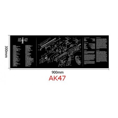AK 47 čistící podložka