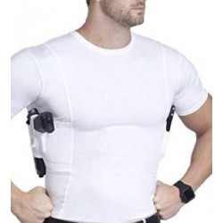 Tričko s pouzdrem - bílé, 5XL