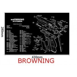 Browning HI-POWER  čistící podložka