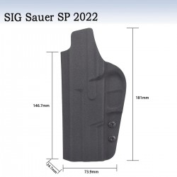 Sig Sauer SP 2022 pro praváka - vnitřní kydex