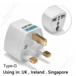 Redukce na zásuvky UK 3pin - E/F typ