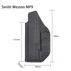 Smith & Wesson MP 9 pro praváka - vnitřní kydex