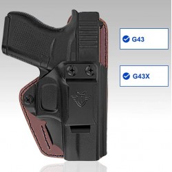 Glock 43 pro praváka - vnitřní hybridní kydex