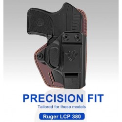 Ruger LCP 380 pro praváka - vnitřní hybridní kydex