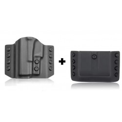 set Glock 17/19 pro leváka - vnější kydex
