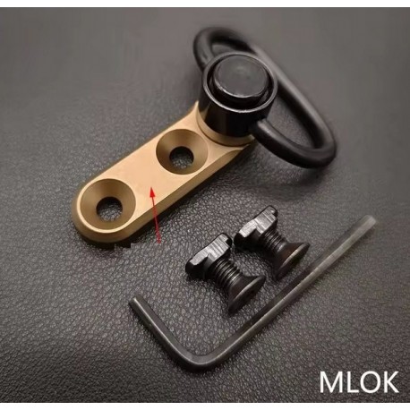 QD Adaptér pro M-lok - písková, B