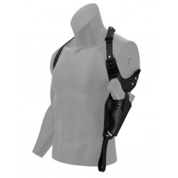 Podpažní pouzdro pro praváka - černé, koženkové