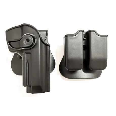 Beretta M9 + zásobníky  - černé, pravák