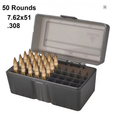 Krabička na náboje - .308,  šedá